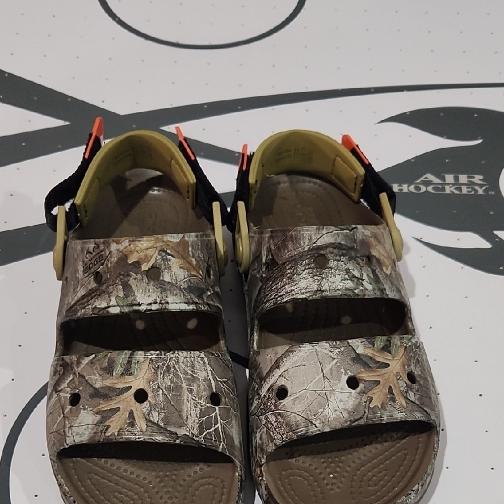 CROCS Brown Sandals Comfortable Adjustable Design